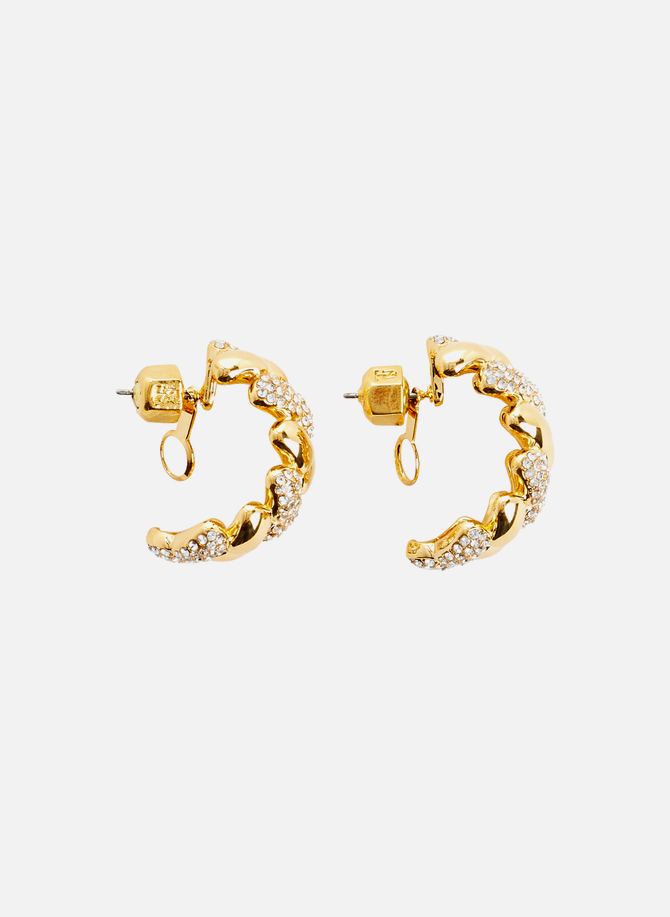 Willow brass earrings TANI BY MINETANI
