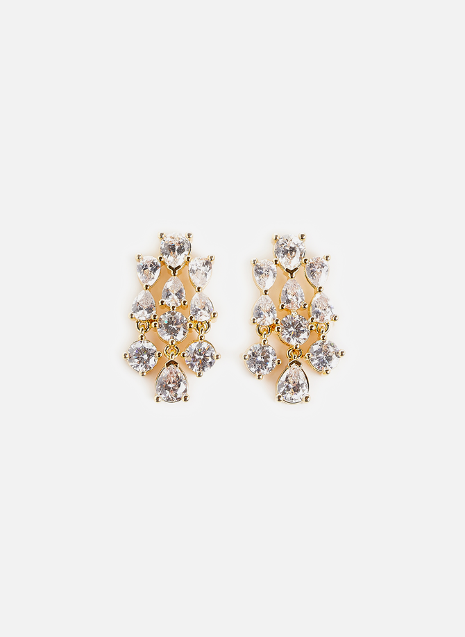 Charlotte brass earrings TANI BY MINETANI