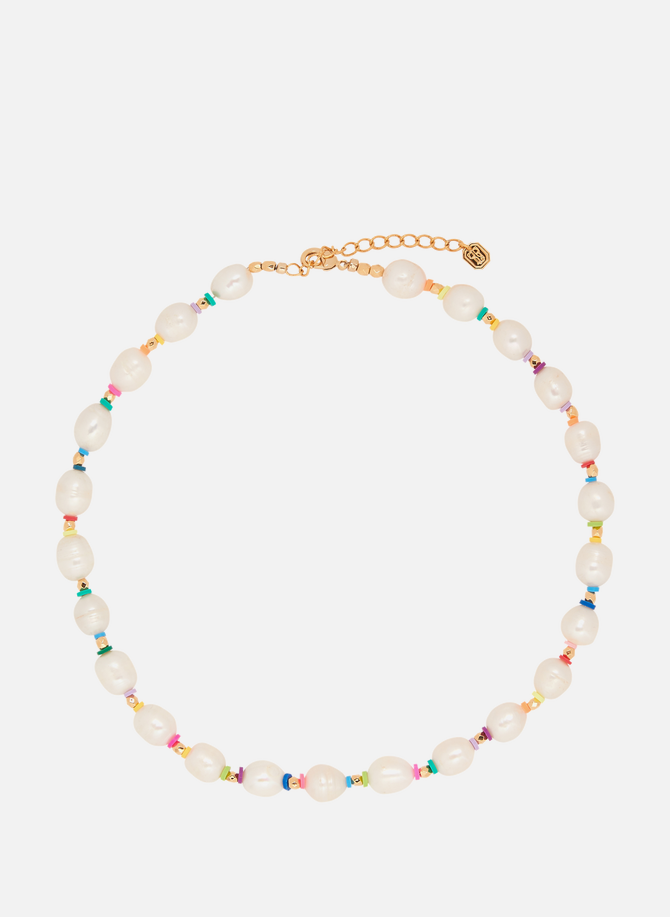Rainbow Pearl necklace TANI BY MINETANI