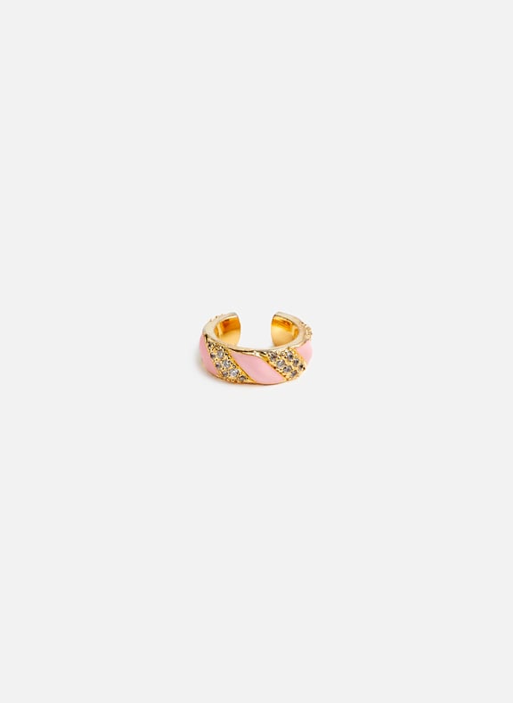 Ear cuff with a twisted design Golden by TANI BY MINETANI TANI BY MINETANI Ear cuff with a twisted design Golden