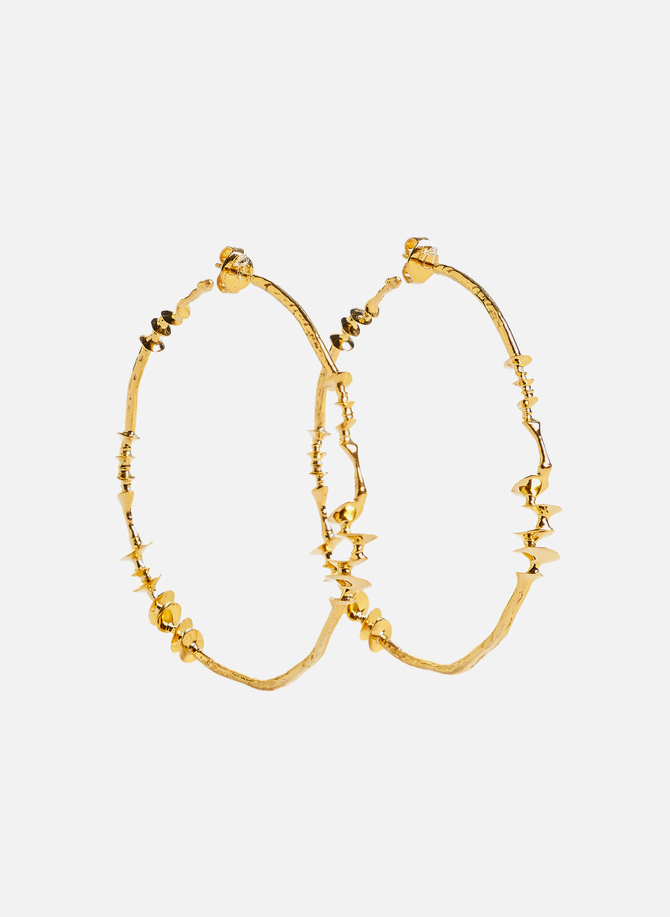 Frozen In Time gold-plated earrings MISHO