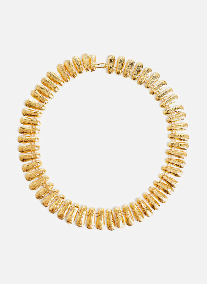 Gold-plated choker necklace MISHO