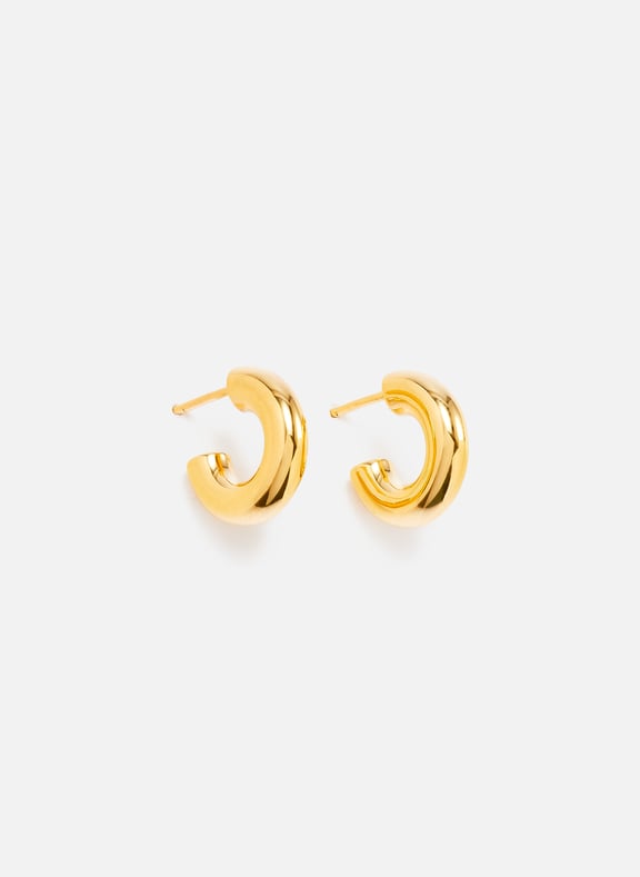 Chubby gold-plated earrings Golden by MISSOMA MISSOMA Chubby gold-plated earrings Golden