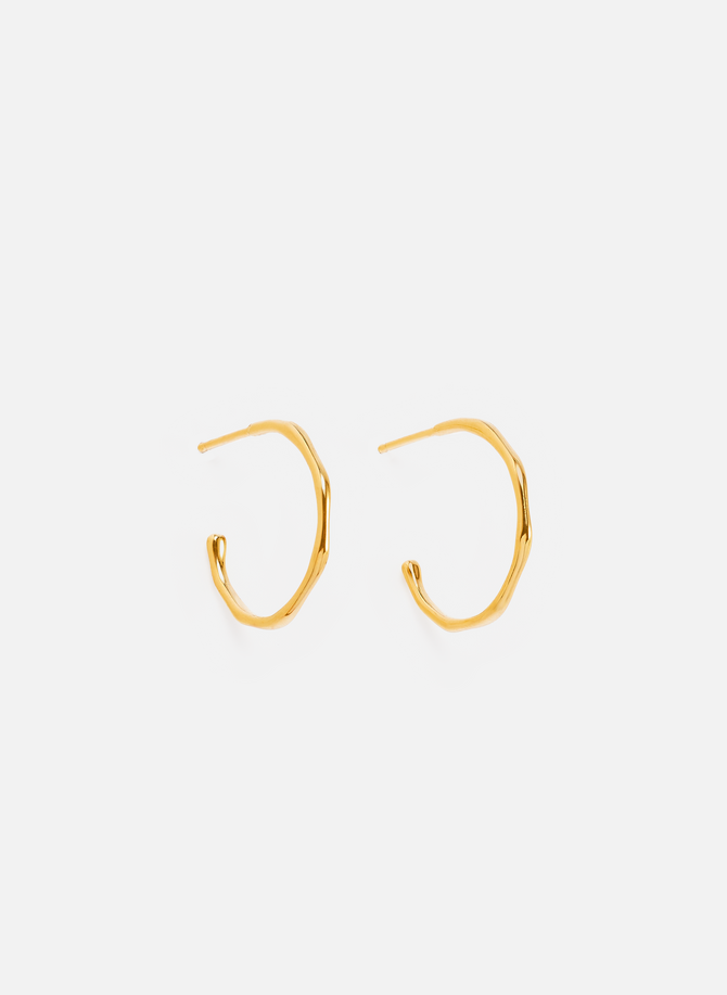 Small gold-plated silver hoop earrings MISSOMA