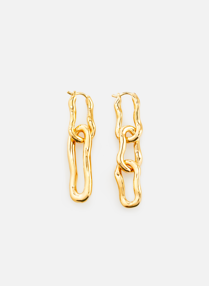 Molten Drop gold-plated earrings MISSOMA