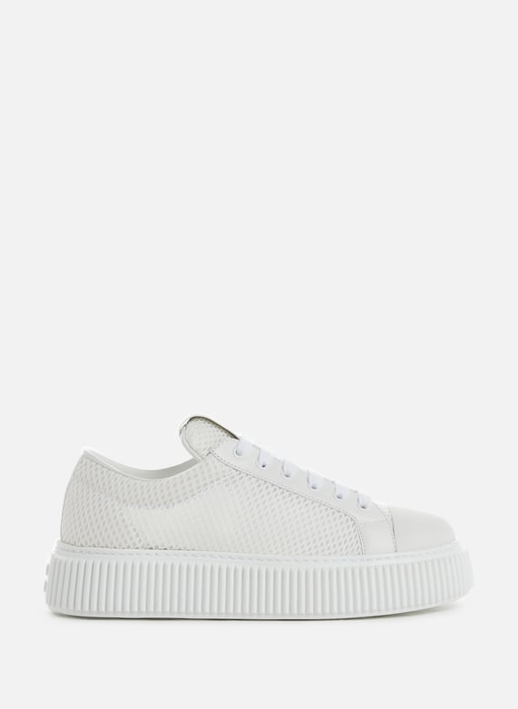 Miu miu white platform sneakers shop