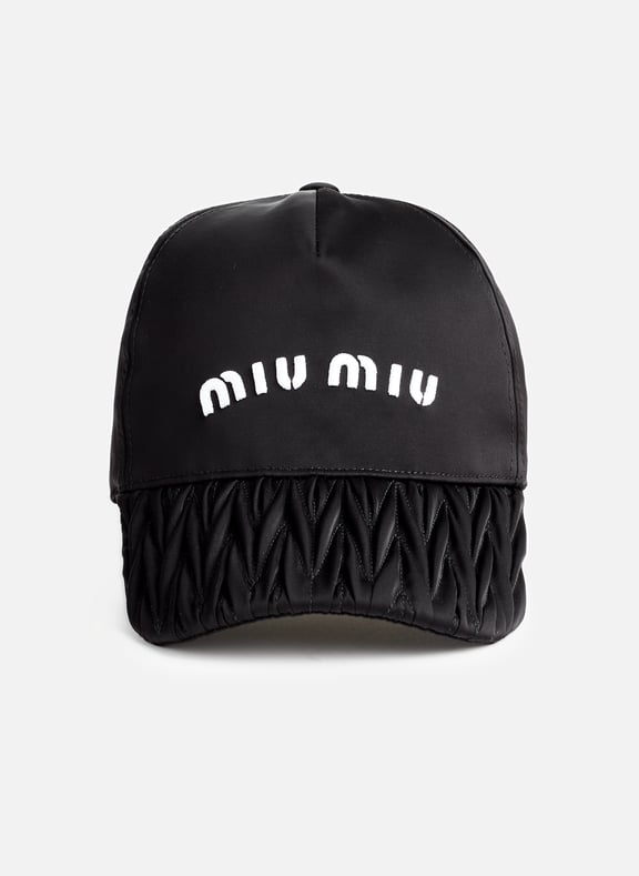 Baseball cap Black by MIU MIU MIU MIU Baseball cap Black