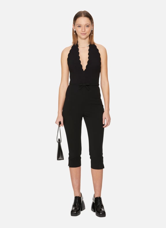 Cady Jumpsuit Black by MIU MIU MIU MIU Cady Jumpsuit Black