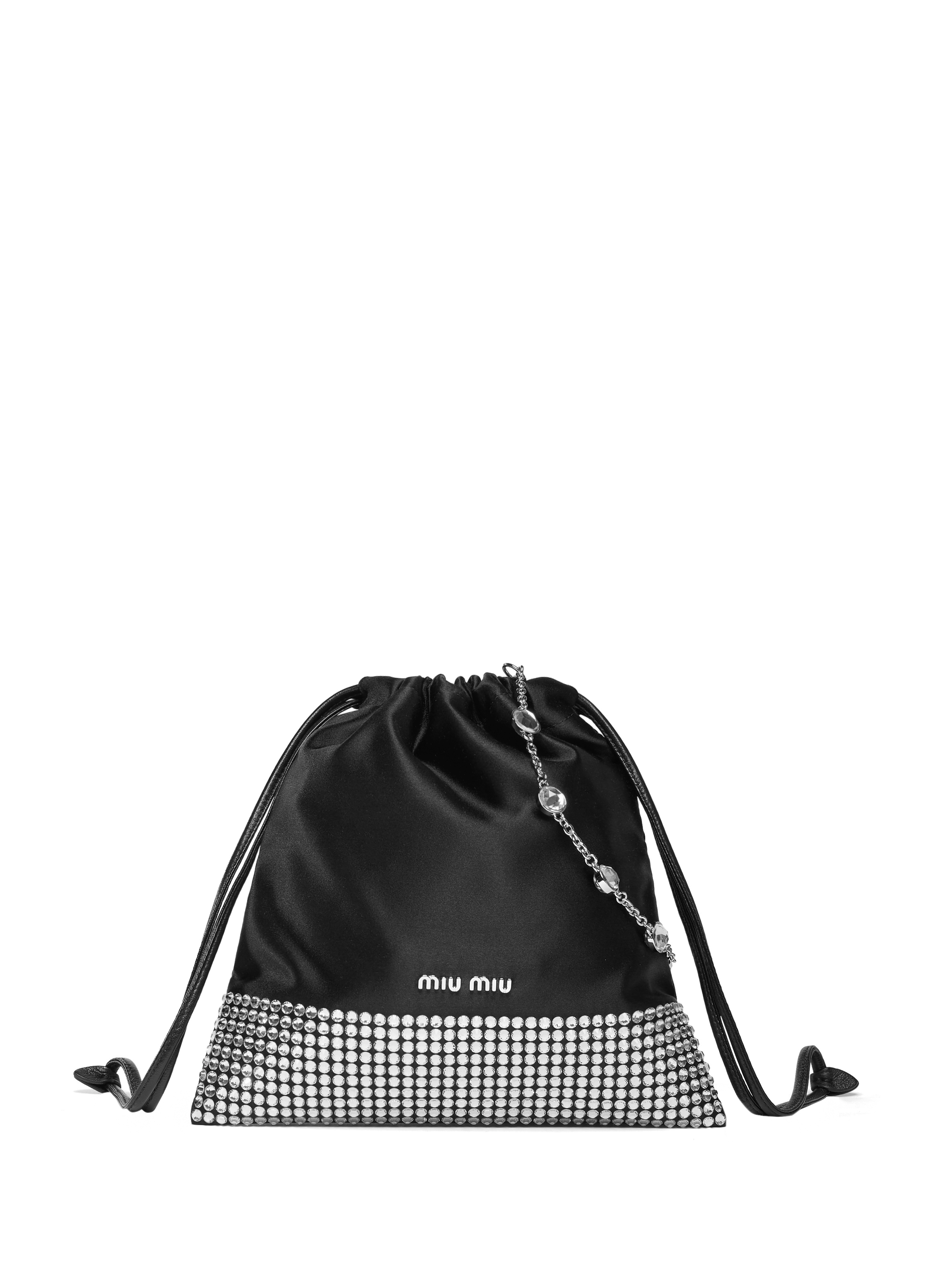 miu miu drawstring bag