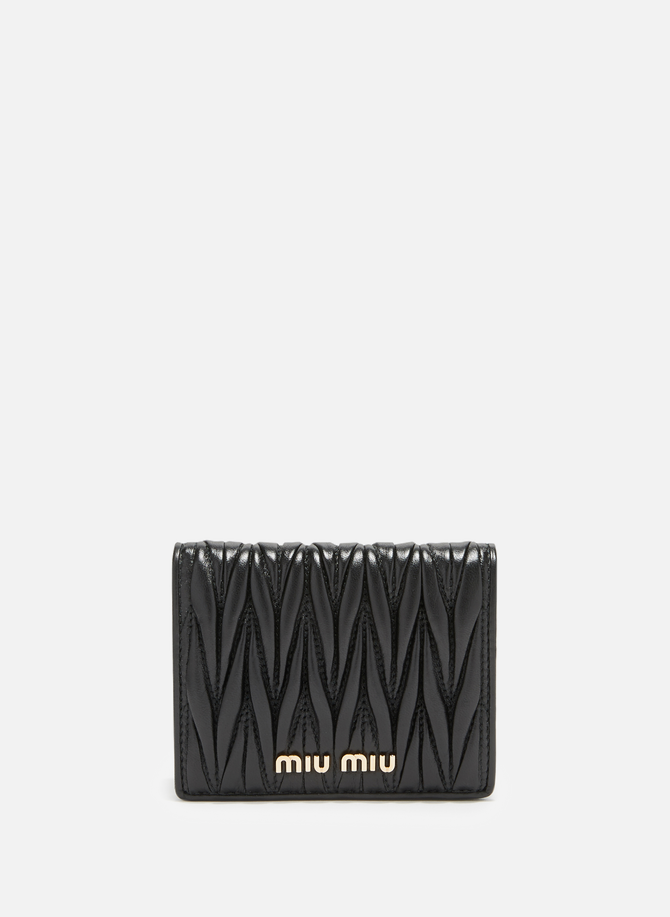 Leather Wallet MIU MIU