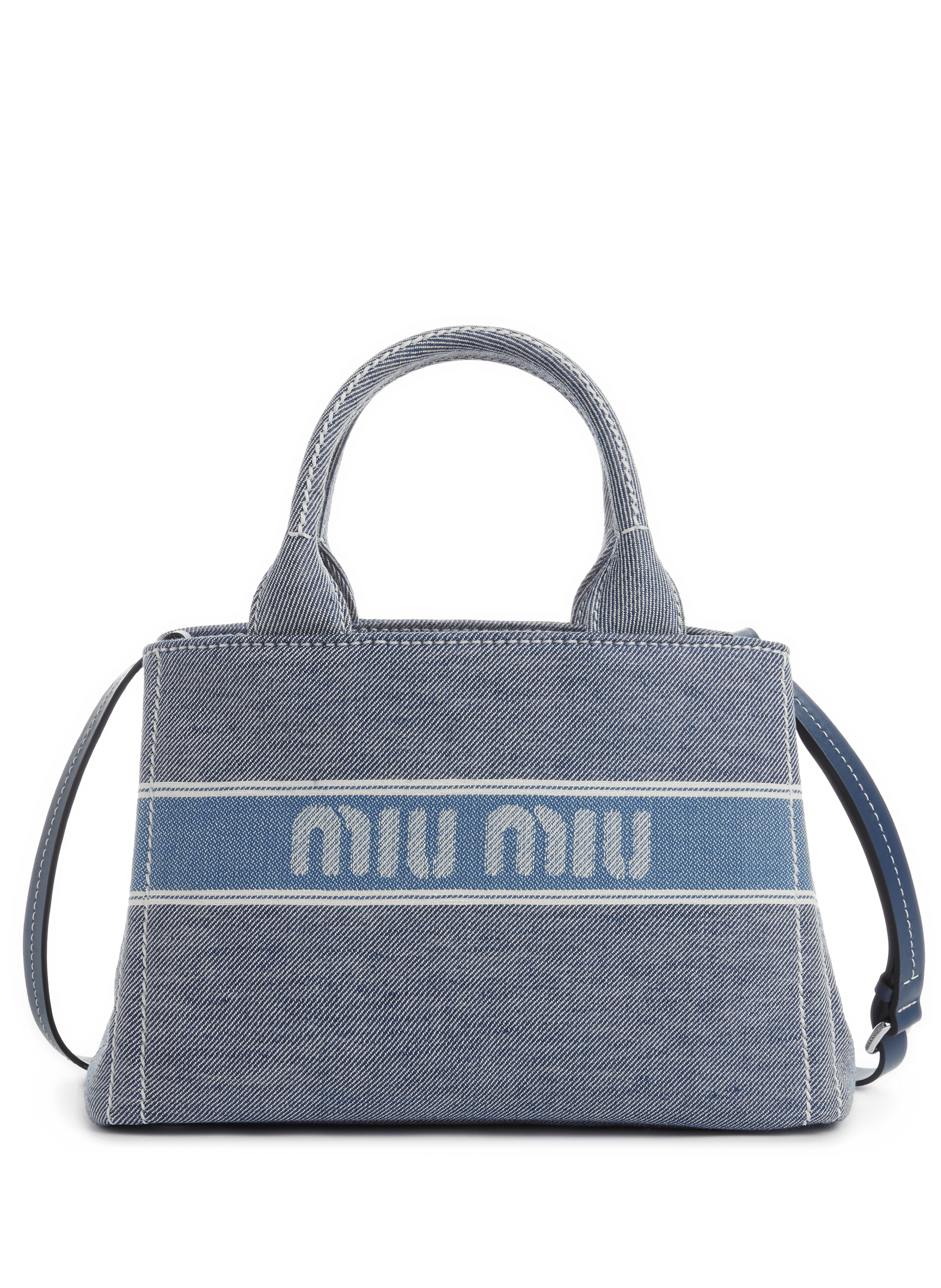 blue miu miu bag