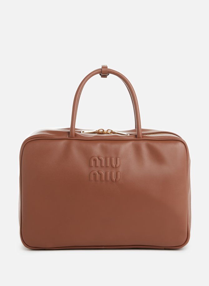 Calfskin leather handbag MIU MIU
