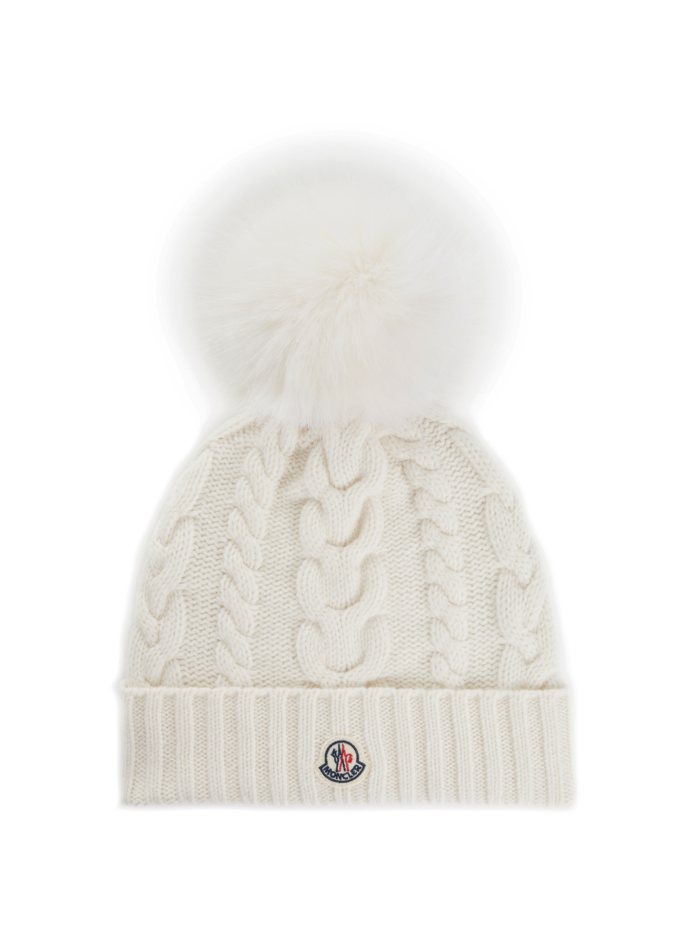 moncler beanie white