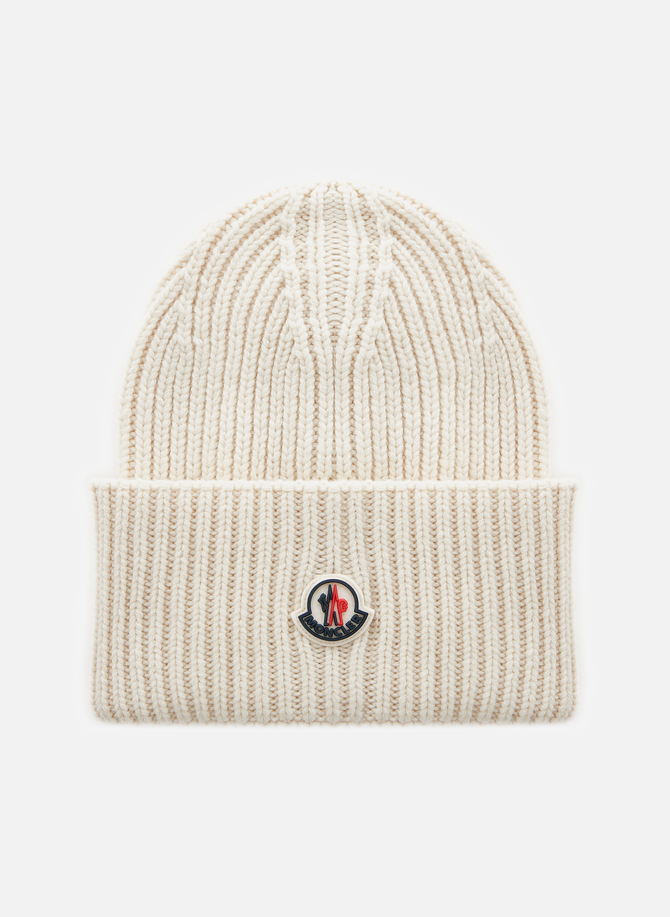 Virgin wool and cashmere-blend beanie MONCLER