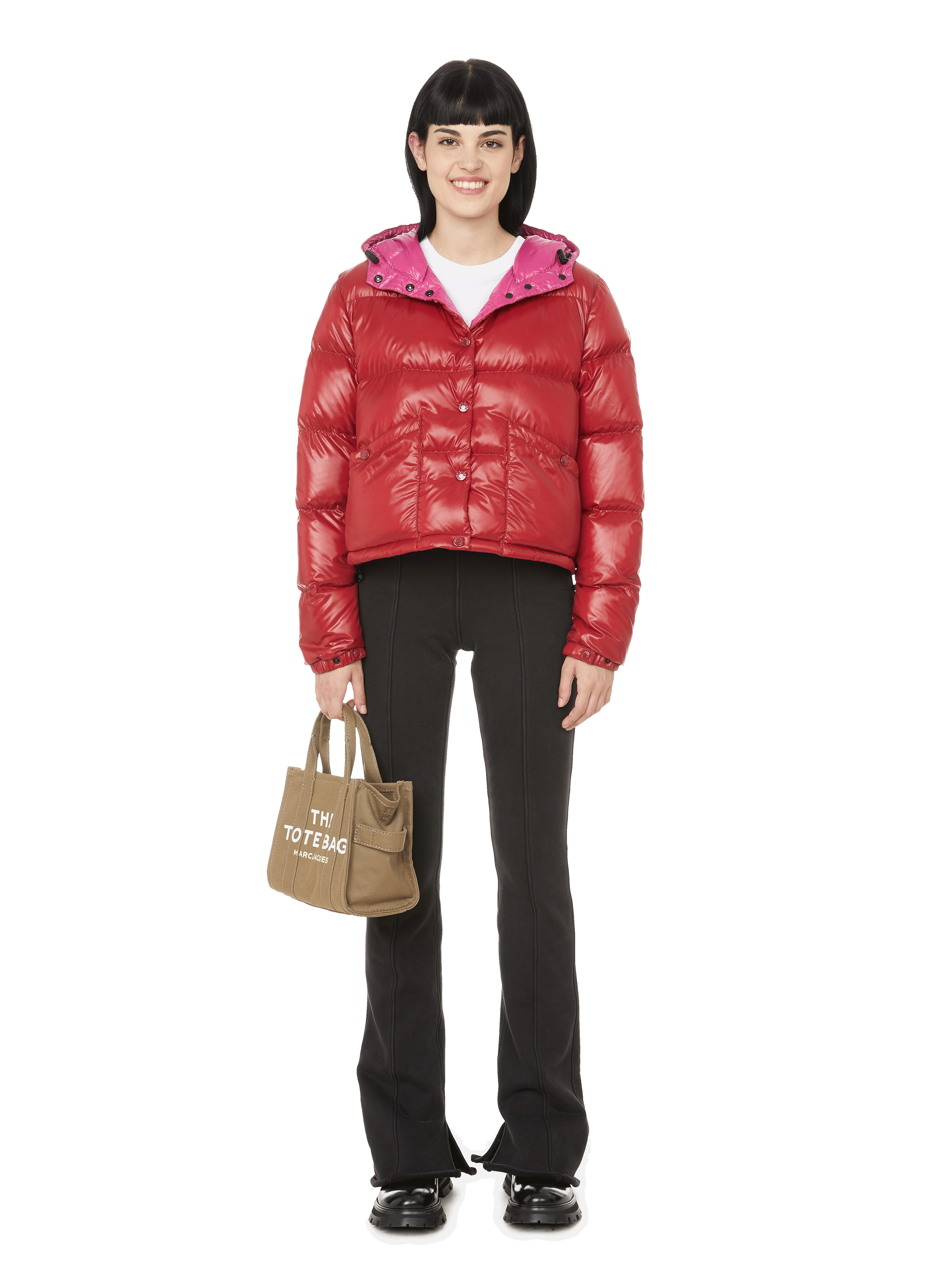 moncler red down bardanette jacket