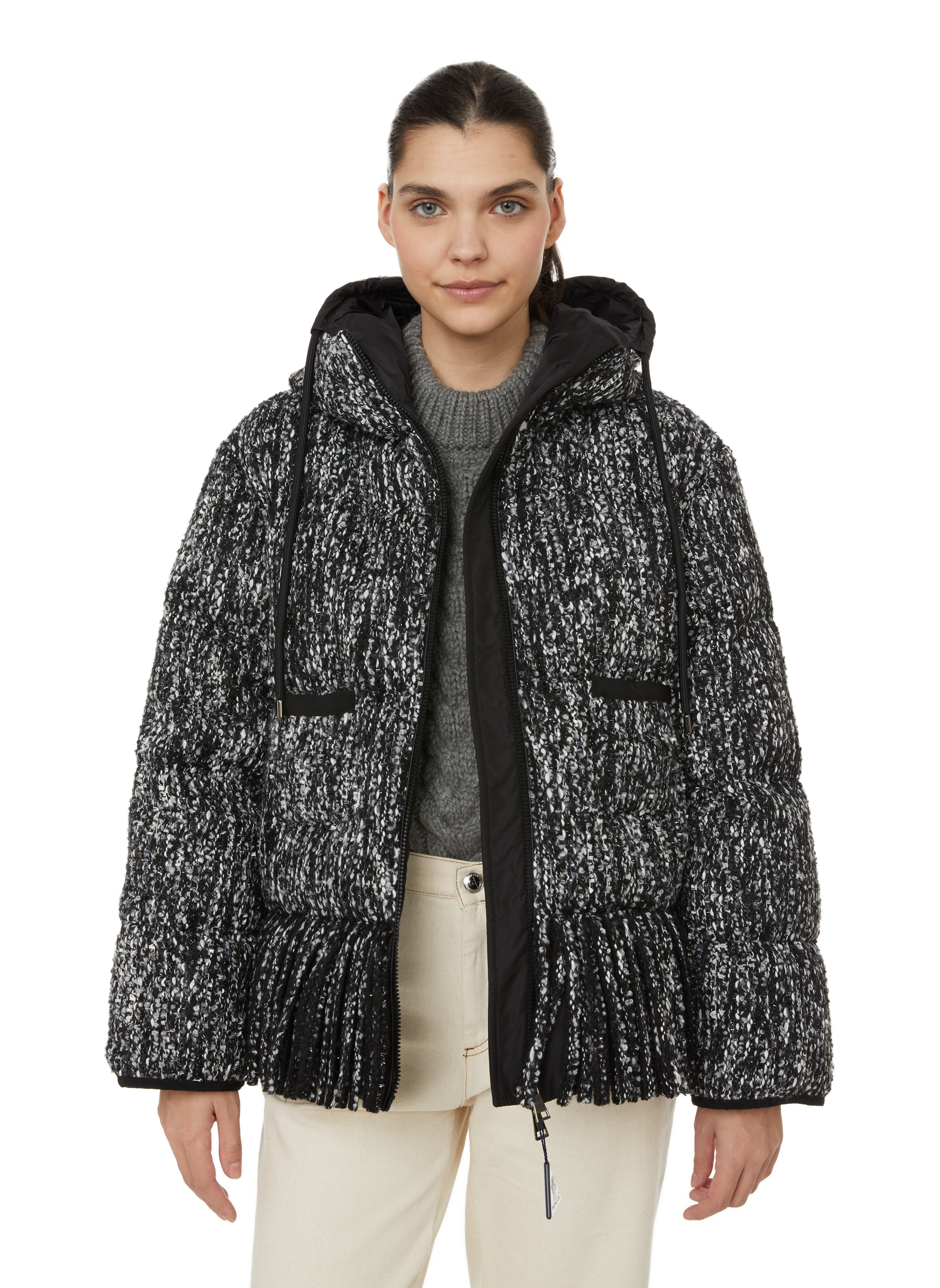 moncler short down jacket women's