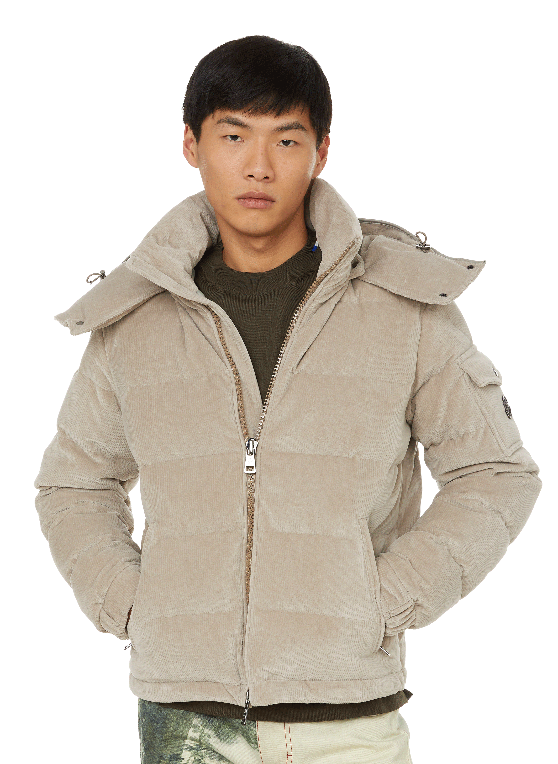 corduroy moncler