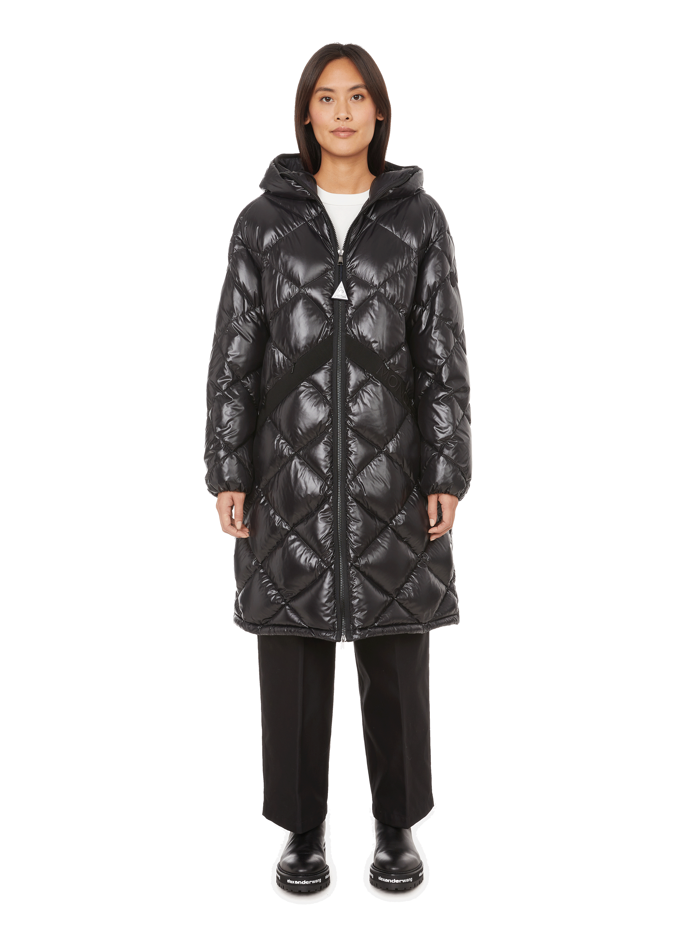 moncler shiny womens jacket