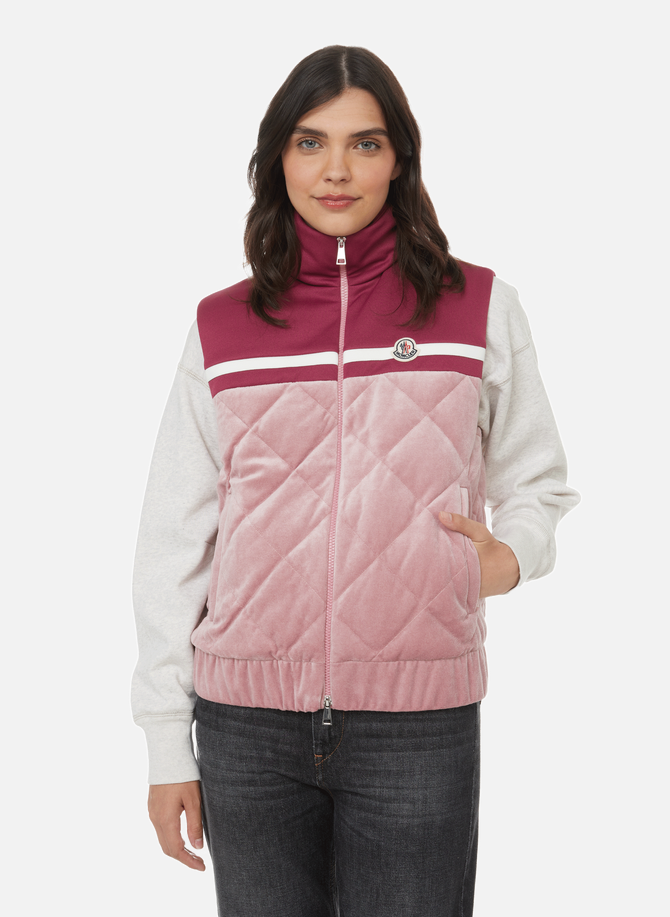 Sleeveless bi-material padded jacket MONCLER