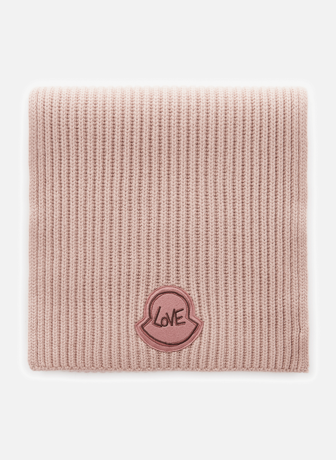 Virgin wool and cashmere scarf MONCLER