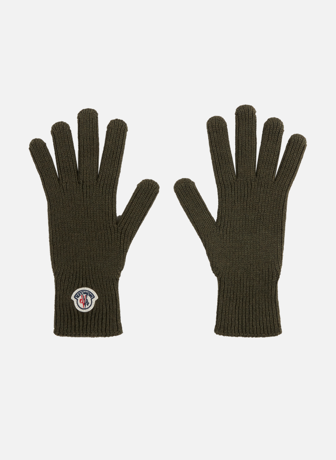 Gloves with logo MONCLER
