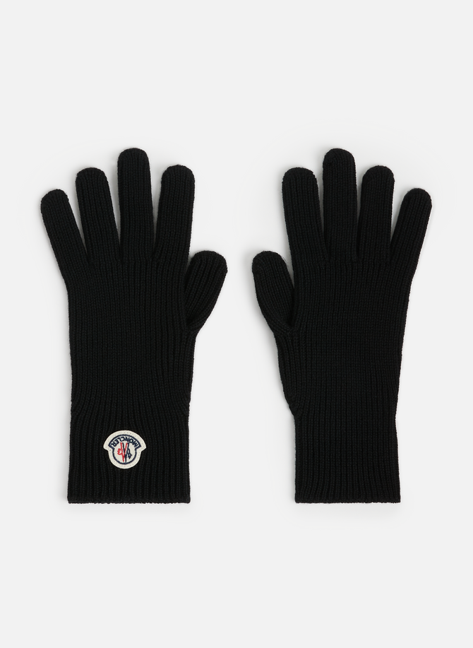 Fine-knit wool gloves MONCLER
