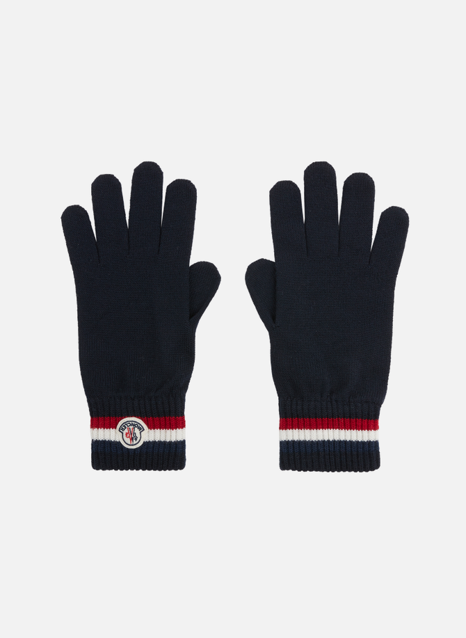Tricolour striped gloves MONCLER