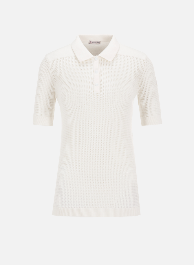 Cotton knit polo shirt MONCLER