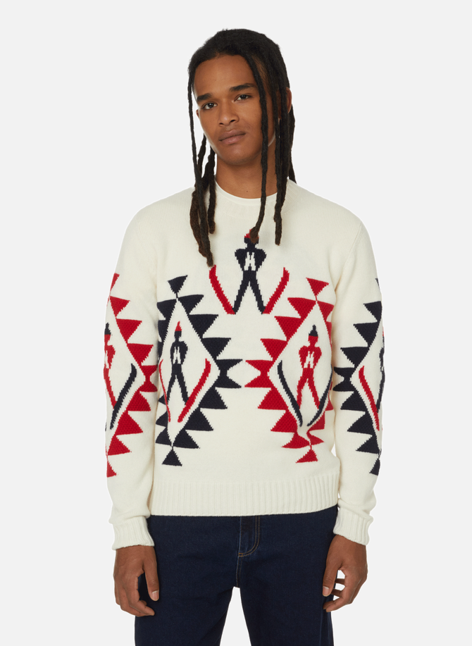 Wool jumper with a graphic pattern MONCLER
