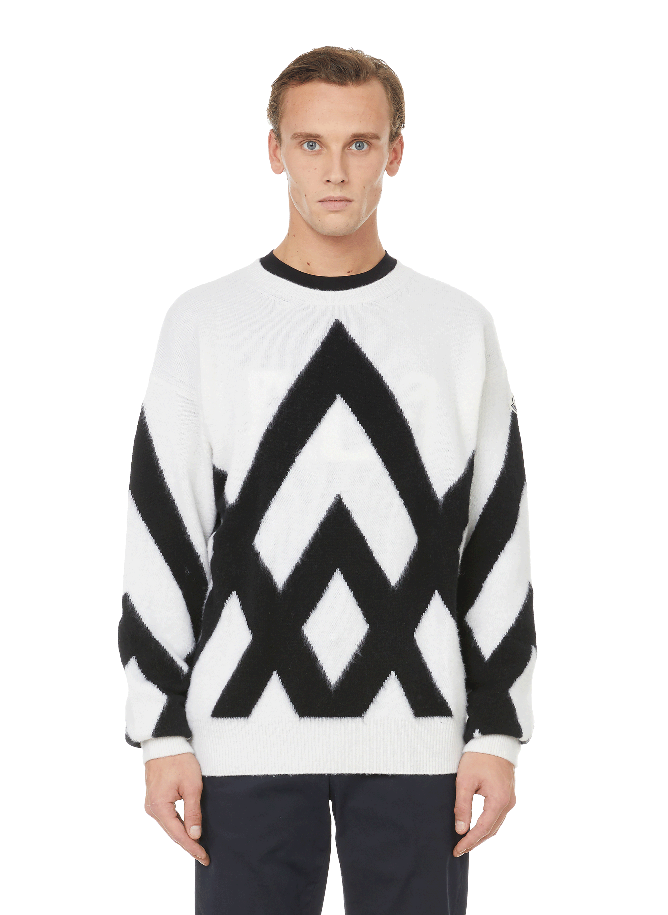 moncler white jumper