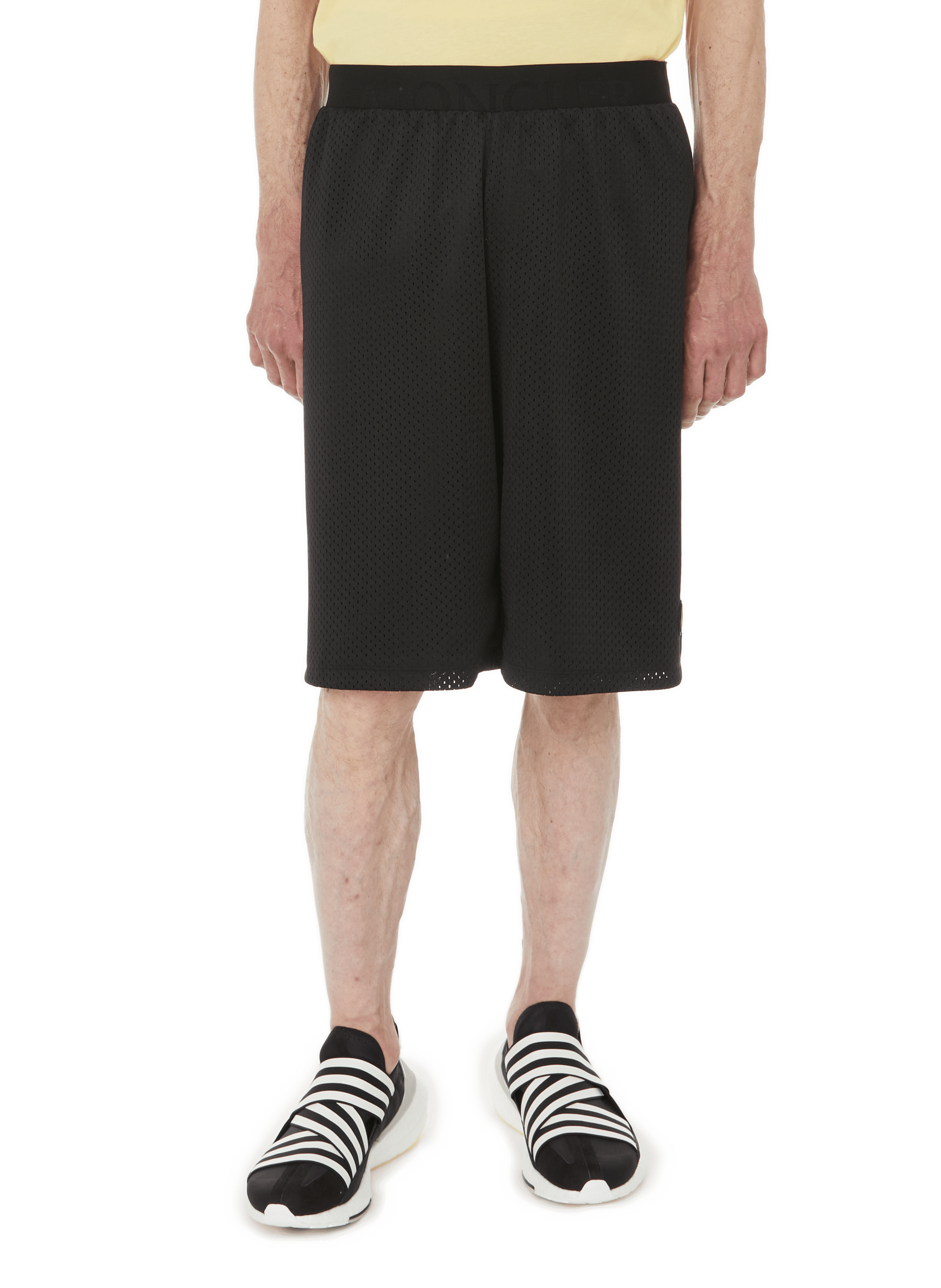 black moncler shorts