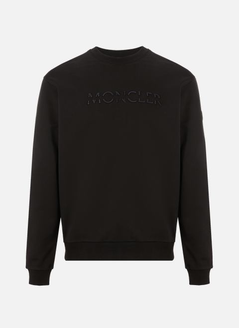 Sweatshirt à logo BlackMONCLER 