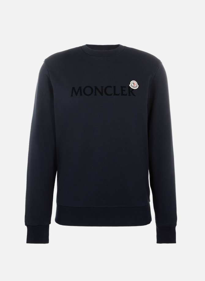 Cotton sweatshirt with logo MONCLER