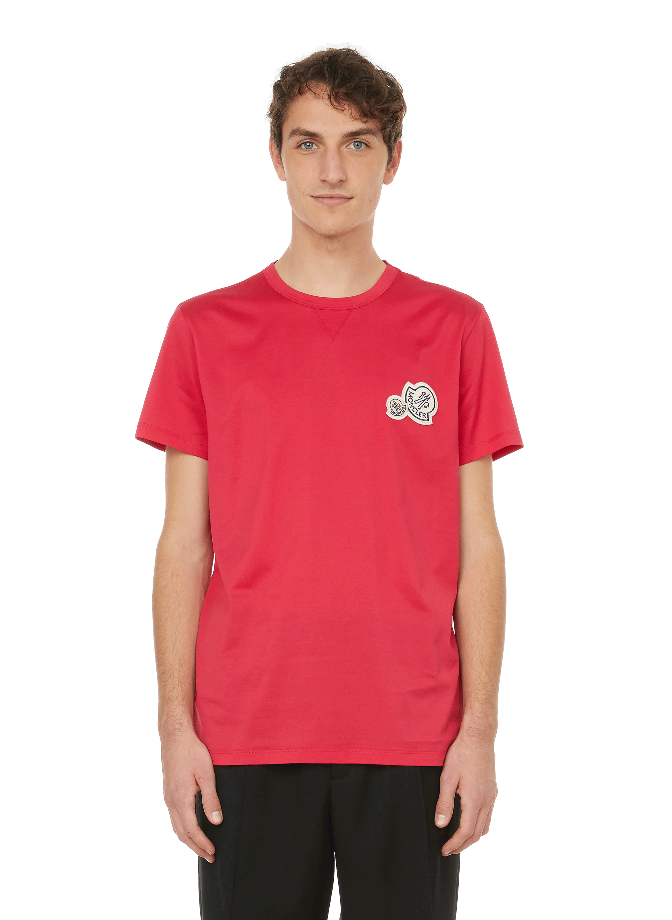 pink moncler t shirt mens