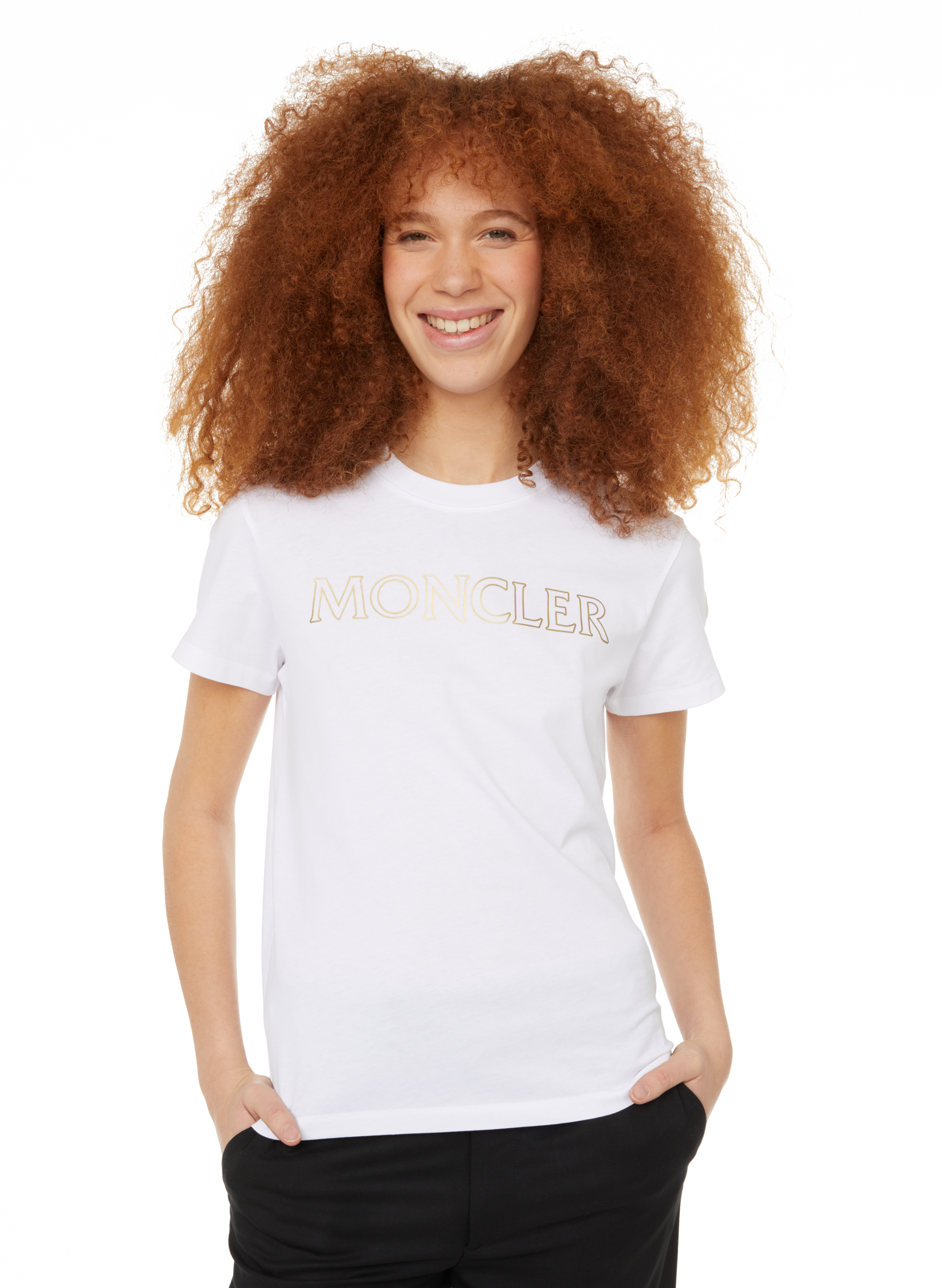 moncler white t shirt women's