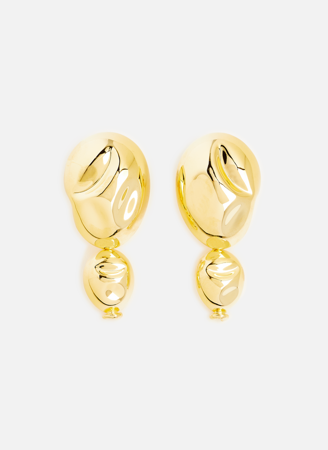 Brass earrings MONICA SORDO