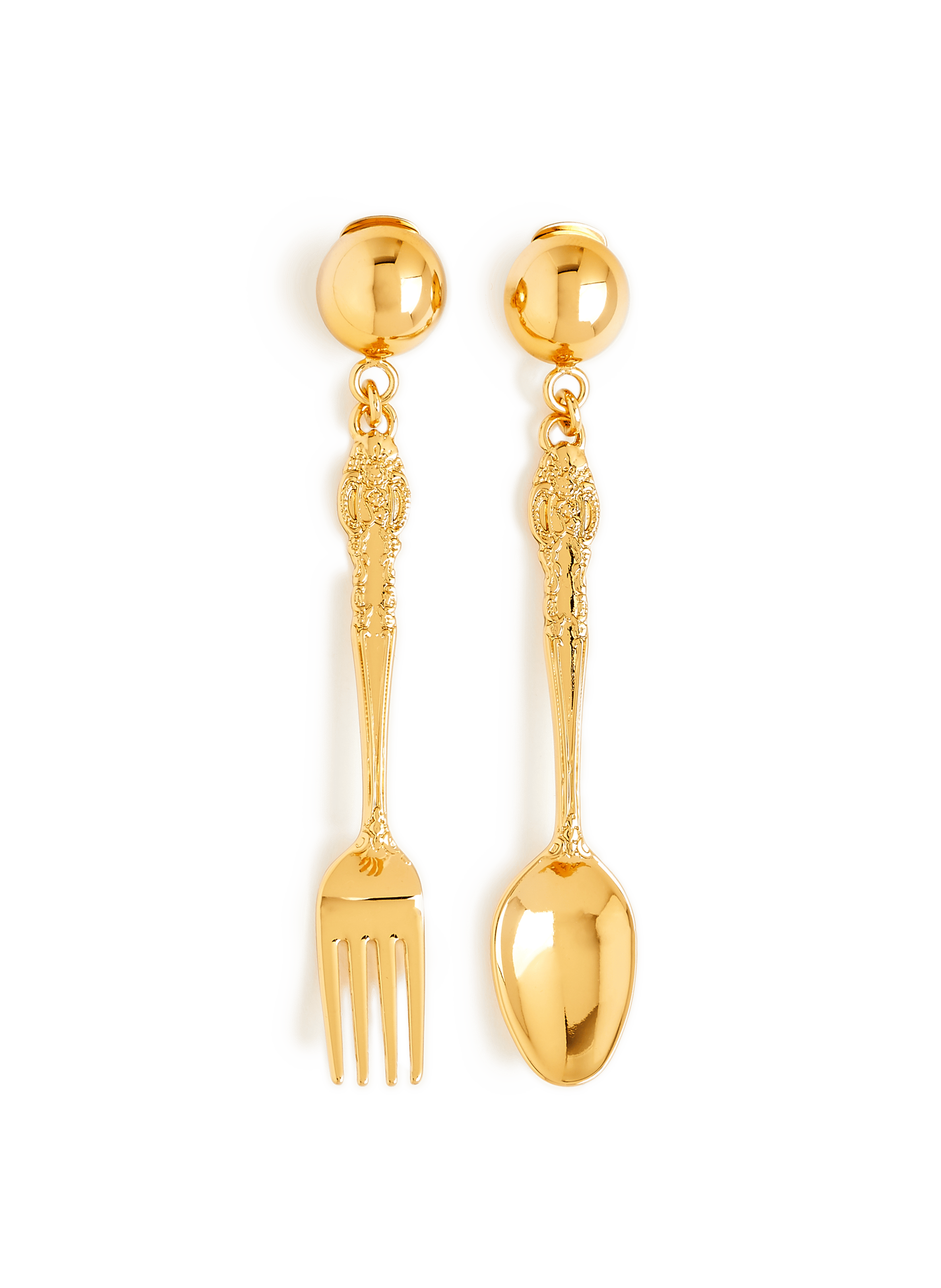 FORK AND SPOON EARRINGS MOSCHINO for WOMEN