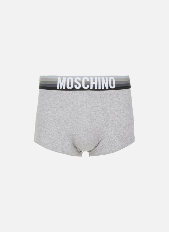 Boxer shorts with printed logo Grey by MOSCHINO MOSCHINO Boxer shorts with printed logo Grey