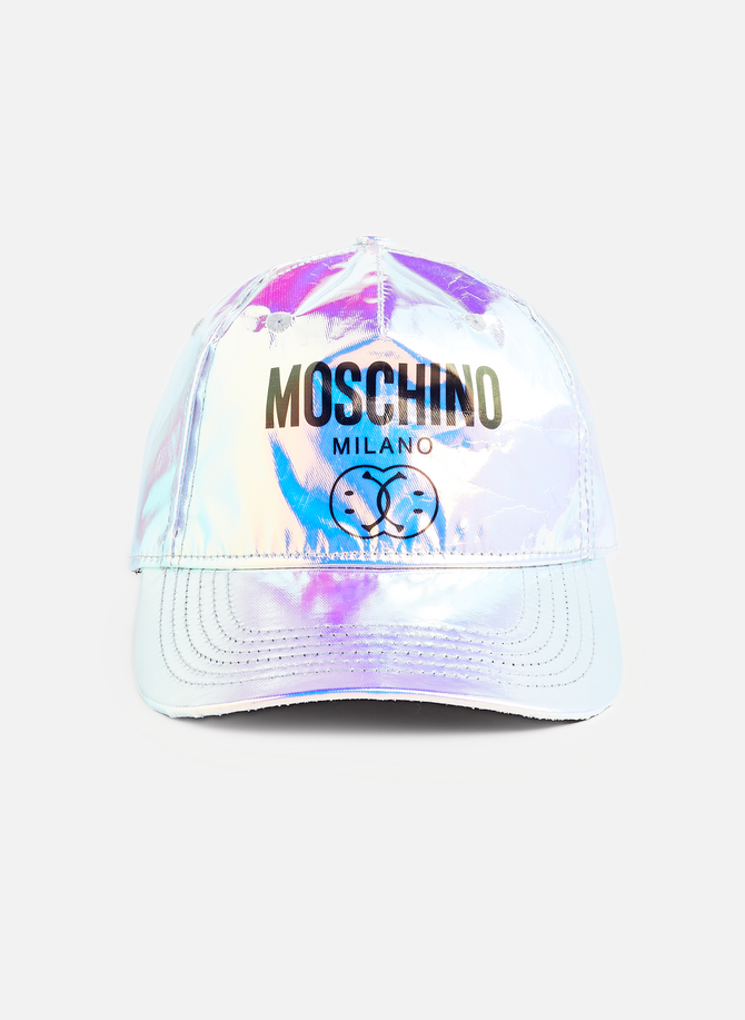 Holographic logo cap MOSCHINO
