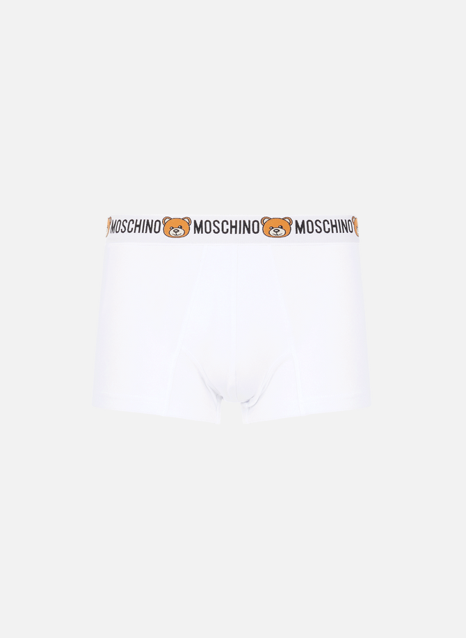Pack of two Teddy Bear cotton boxers MOSCHINO
