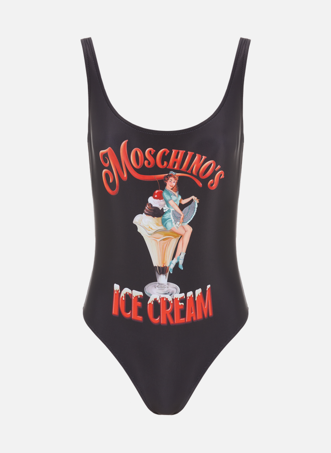 Printed one-piece swimsuit MOSCHINO