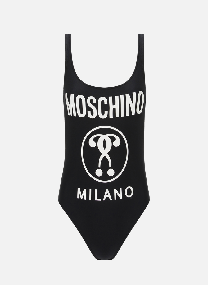 Logo print one-piece swimsuit MOSCHINO