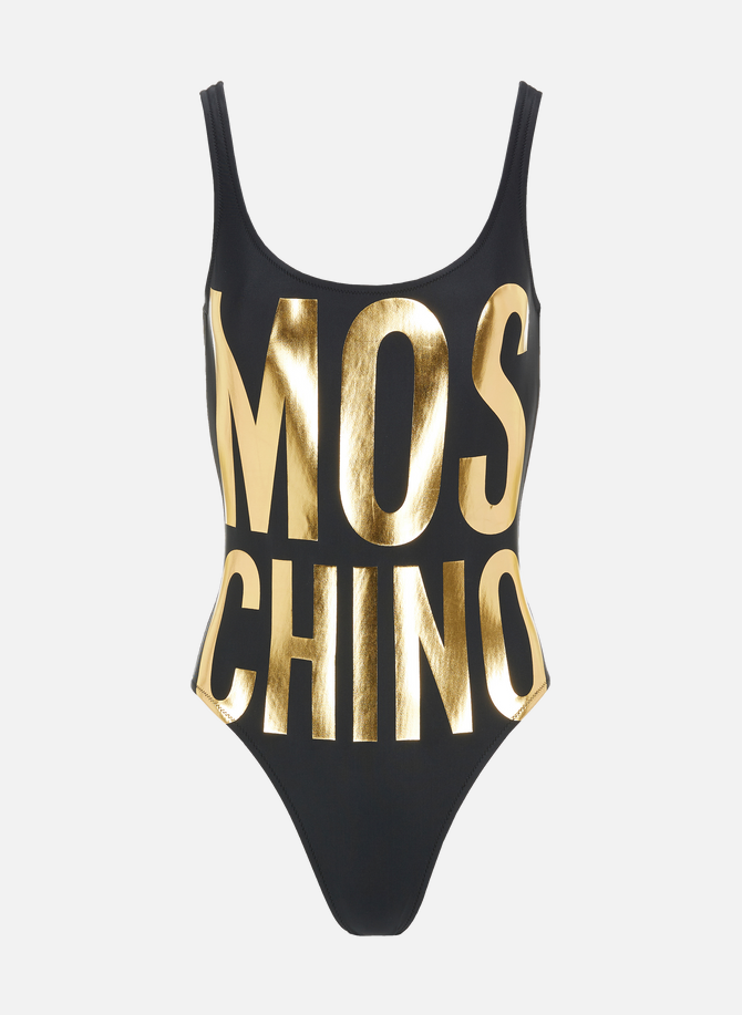 One-piece swimsuit with logo MOSCHINO