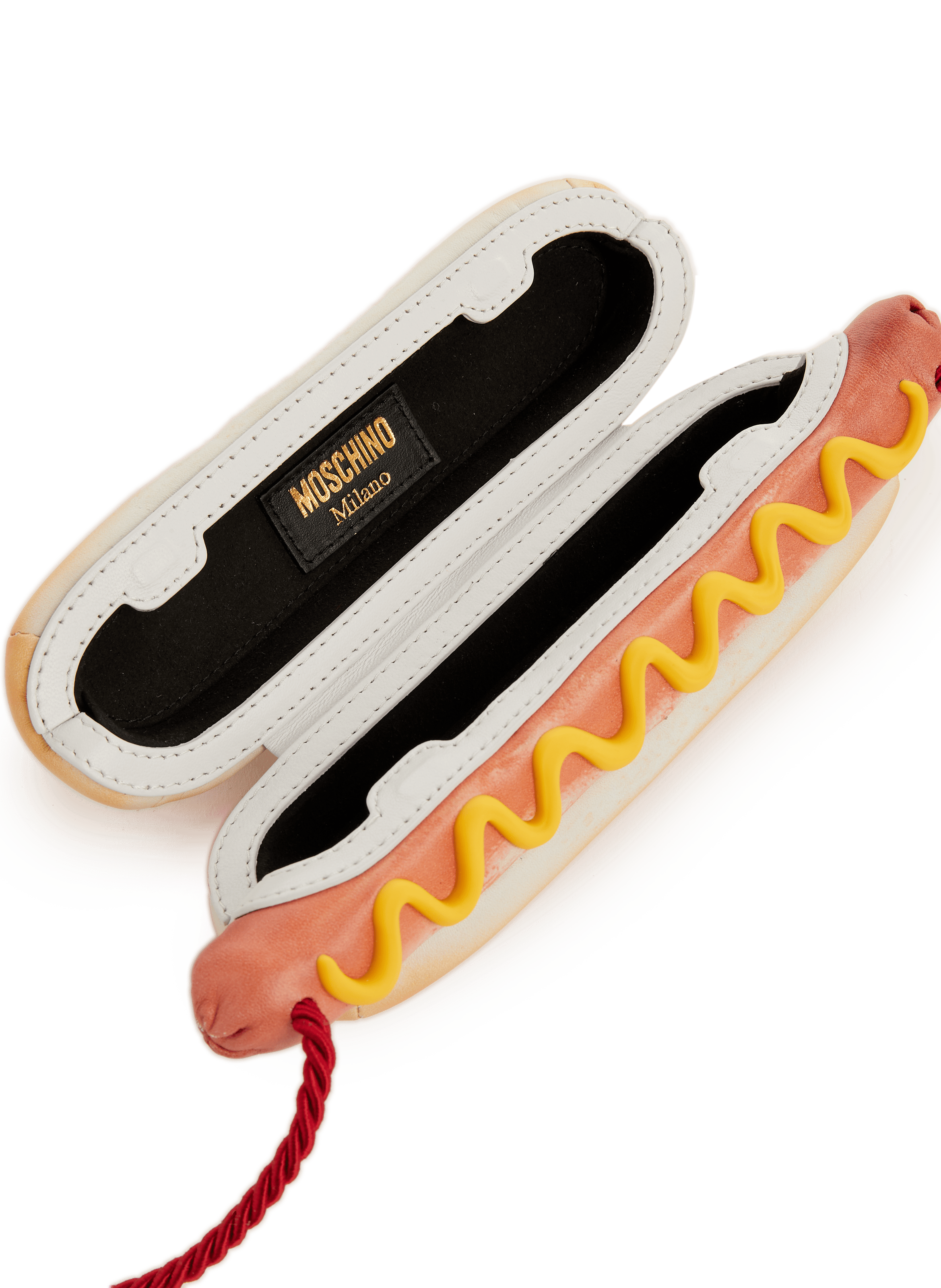 moschino hot dog bag