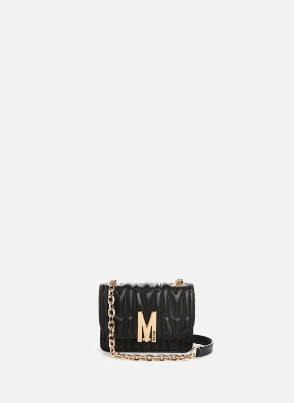 M quilted bag Black by MOSCHINO MOSCHINO M quilted bag Black