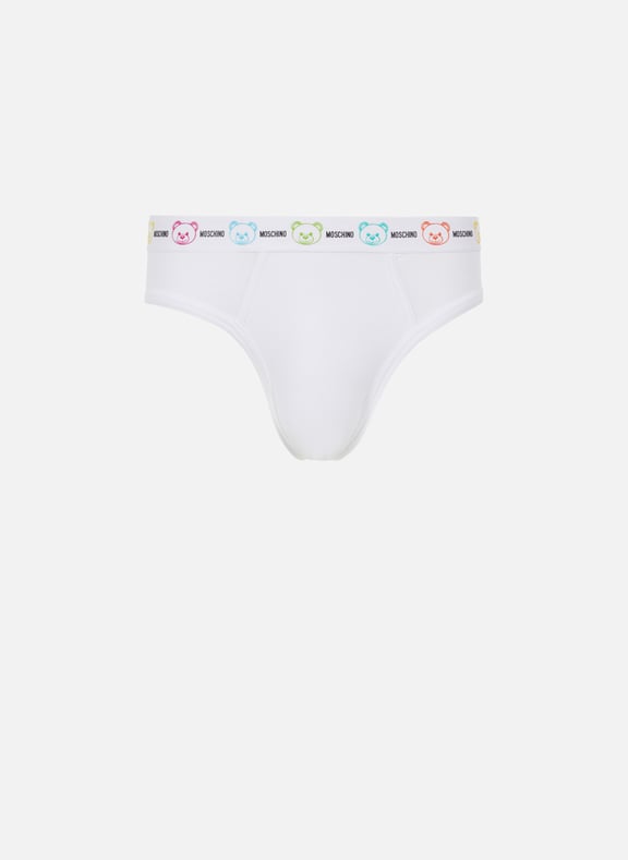 Cotton-blend briefs White by MOSCHINO MOSCHINO Cotton-blend briefs White