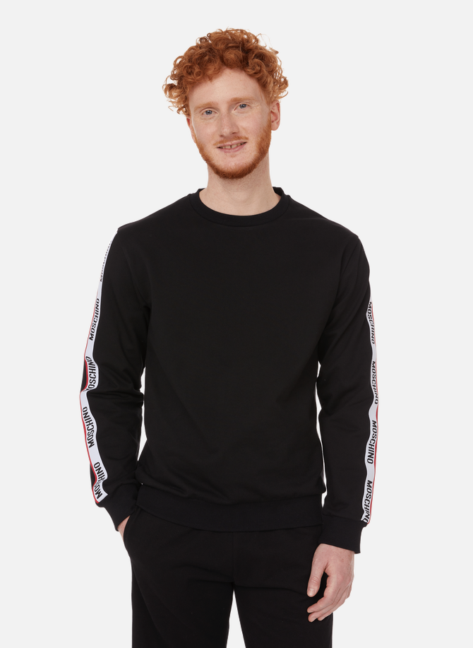 Cotton-blend logo sweatshirt MOSCHINO