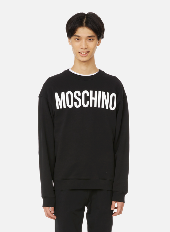 MOSCHINO Cotton sweatshirt Black