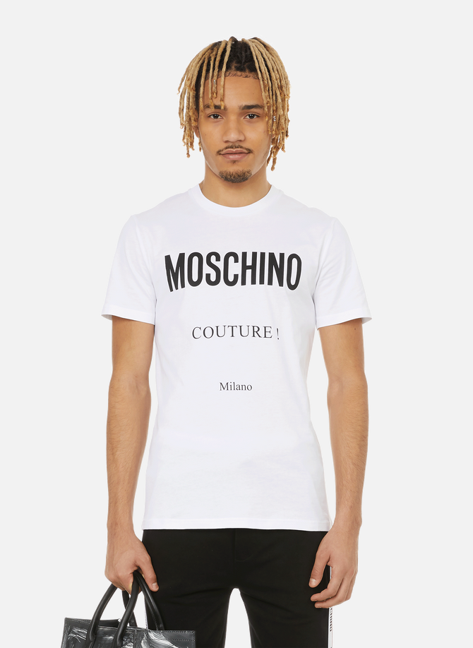 Cotton logo T-shirt MOSCHINO