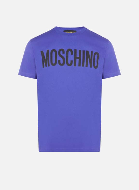Logo cotton T-shirt Multicolour by MOSCHINO MOSCHINO Logo cotton T-shirt Multicolour